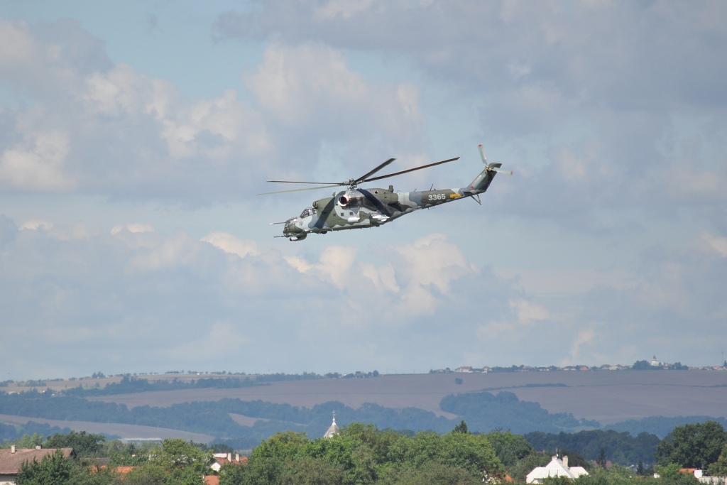 Mil Mi-35 3365, Czech Air Force, Ostrava - Pardubice (VFR), 02.09.2010