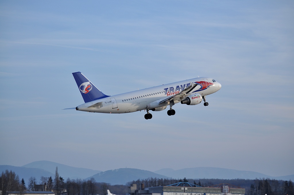 Airbus A320-200, YL-LCA Travel Service, QS-614 (Brno) - Ostrava - Hurghada, 12.03.2011