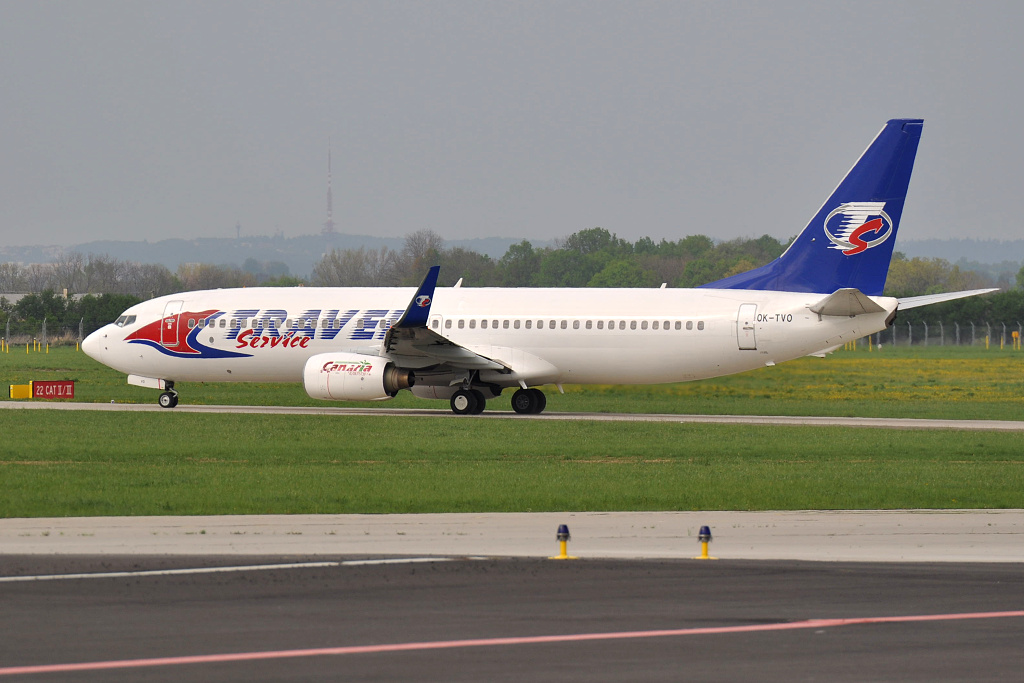 Boeing 737-800 OK-TVO, Travel Service, QS-7248, Wroclaw - Ostrava - Antalya, 02.05.2012