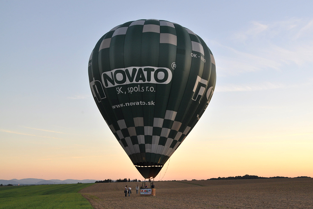Horkovzdun balon OK-6010, Pistn v Polance nad Odrou, 09.09.2012