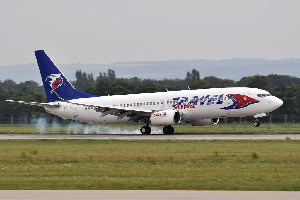Boeing 737-800 OK-TVO, Travel Service, Ostrava (OSR/LKMT), 26.08.2013